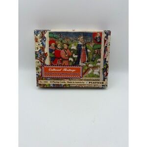 Piatnik Book Illuminations Cultural Heritage Playing Cards Made in Austria